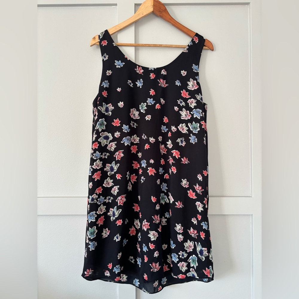 Katherine Barclay Black Dress with Multicolor Floral Design - Picture 5 of 9